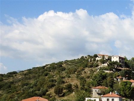 Karytaina seen from the castle.