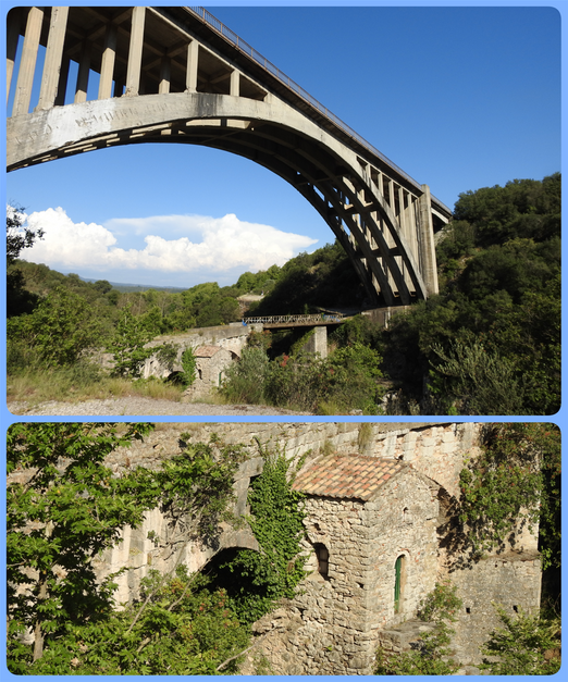 The old Karytaina bridge still stands under the modern concrete bridge. The chapel of Virgin Mary’s Birth is built in one of its arches.