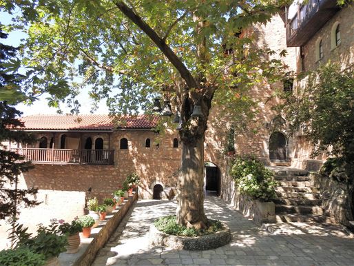 Aimialon (Emialon) Monastery.  The court of the Monastery.