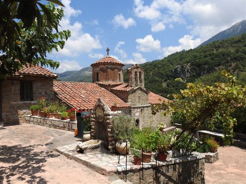 The New Philosofou Monastery.