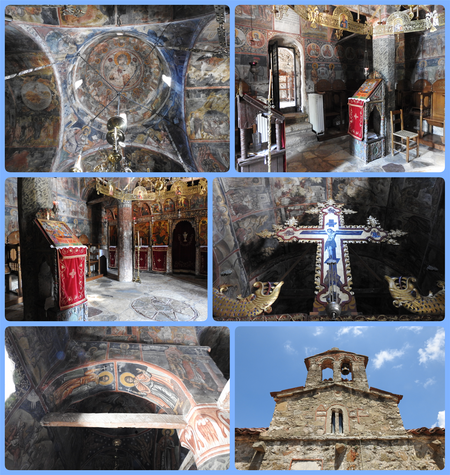 The Katholikon of the New Philosophou Monastery.
