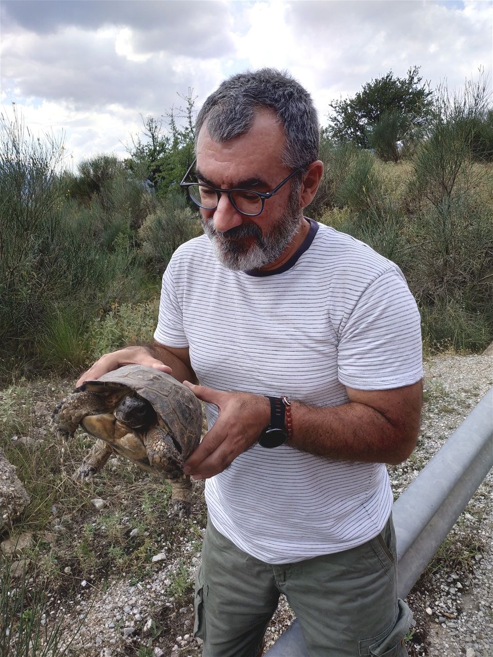 On my way back to Kalavryta I found this little chap in the middle of the road and I decided to give him a second chance.... :o)