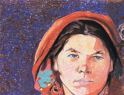 Self-portrait of Stanisław Wyspiański and his wife (1904).