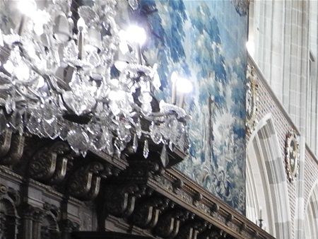 Inside the Wawel Cathedral (pictures are not allowd inside the Cathedral).