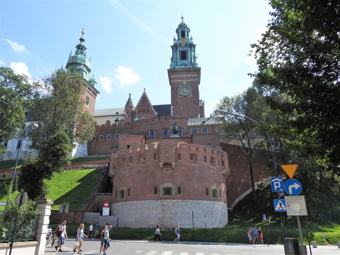 The Hill seen from the north.  The monument of Tadeusza Kościuszki is seen in the center.
