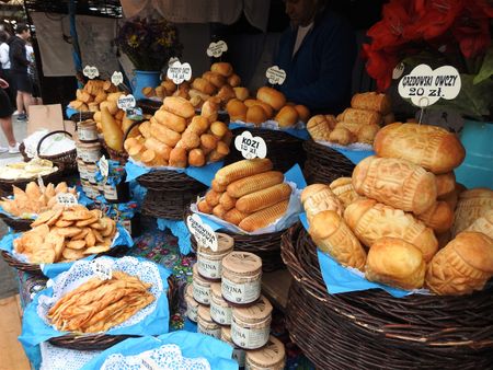 Oscypek-like street vendor.  All these kinds of smoked cheese tastes like oscypek, but it is not oscypek, as it does not follow all the criteria set by the EU.