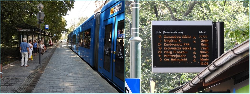 Trams are easy to use, clean and always on time