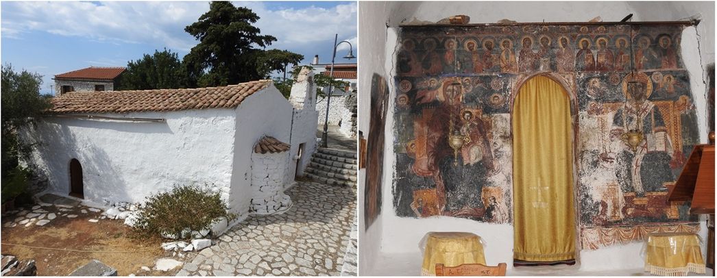 The little chapel close to the towerhouse of Stylianos Mavromichalis.