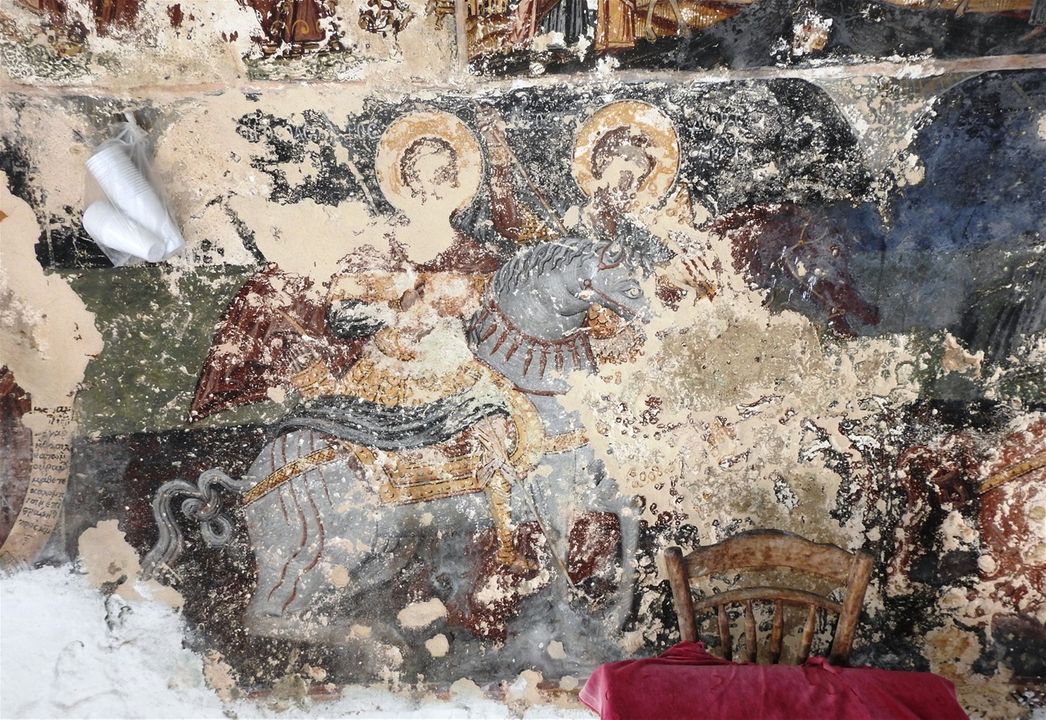 Panagitsa chapel frescos.