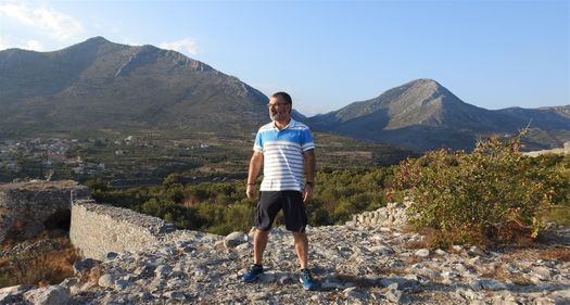 Me on the battlements of Kelefas castle.