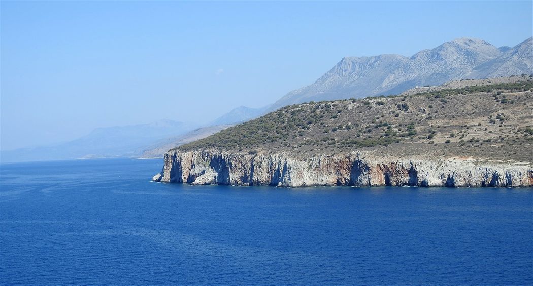 Sea and rock: the rough but enchanting landscape of Mani.