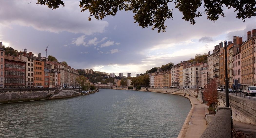 The Saône river.