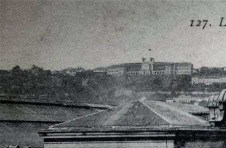 Gare de Perrach.  A card postal, c.1900.