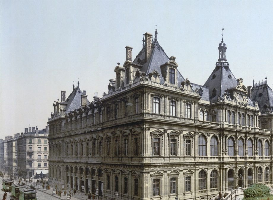 Palais de la Bourse. Late 1800s.