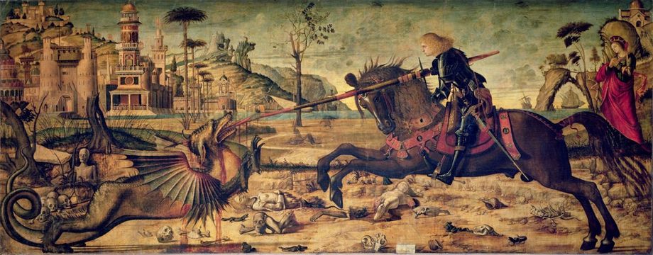Carpaccio’s St. George and the Dragon (1502).