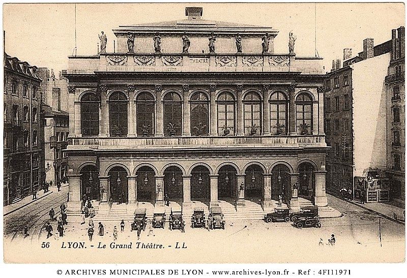 The 1831 opera building before the re-design by the distinguished French architect, Jean Nouvel.