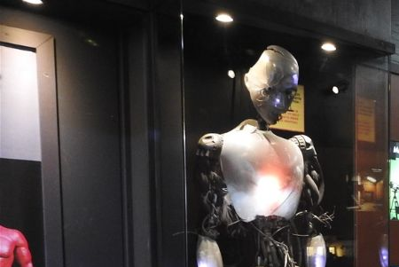 At the lobby of Musée Miniature et Cinéma.