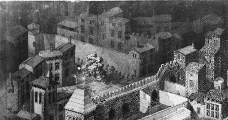 Cloister Saint-Jean in the 12th century.