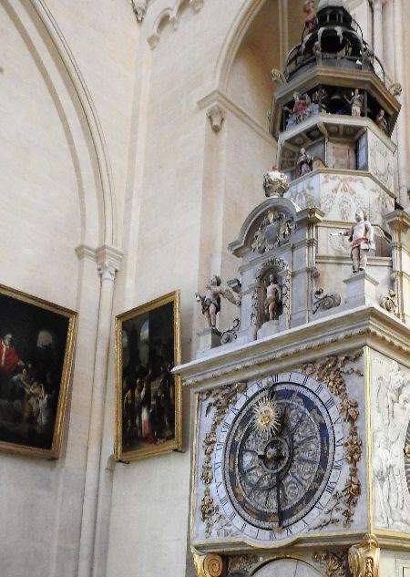 The Lyon Astronomical Clock of Saint-Jean Cathedral.