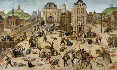 Depiction of the St. Bartholomew's Day massacre by François Dubois.