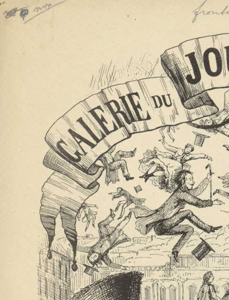 Galerie du Journal de Guignol ; Représentation de Gnafron, Guignol et Madelon à Lyon. End of 19th century.