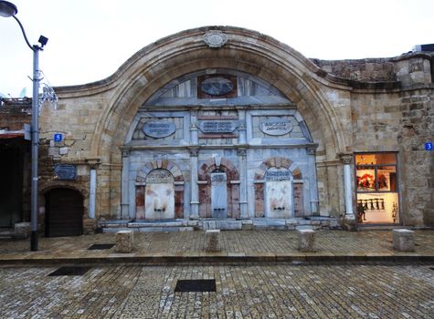 The Fountain at Mahmoudiya Mosque, at Mifrats Shlomo Promenade.