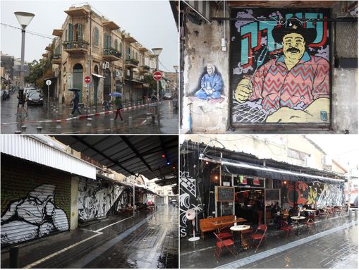 Around Jaffa Flea Market.