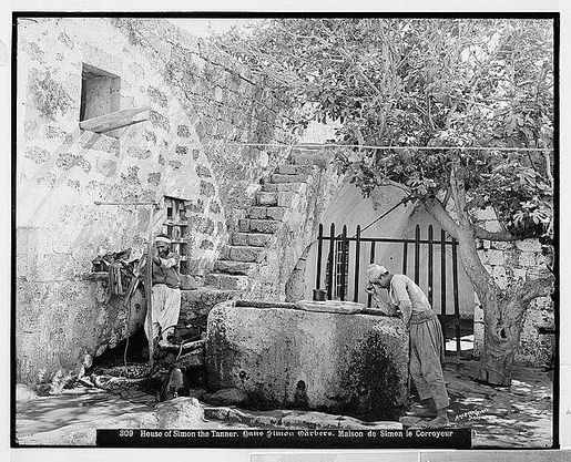 House of Simon the Tanner. Picture between 1898 and 1914 - Library of Congress.