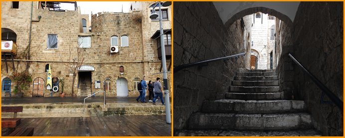 The entrance to Old Jaffa from the harbor.