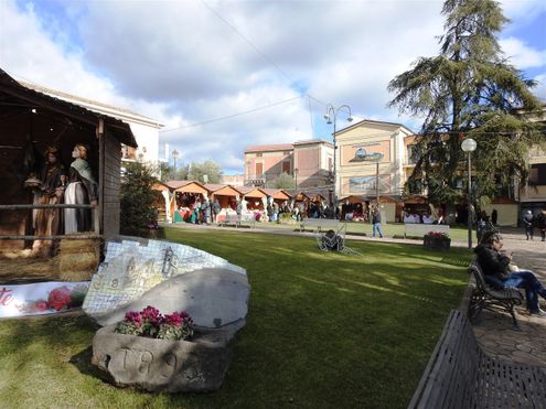 Nicolosi square. Christmas 2018.
