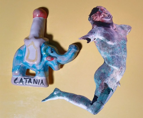 The elephant is the symbol of Catania and the visitor can find here an endless collection of elephant souvenirs.