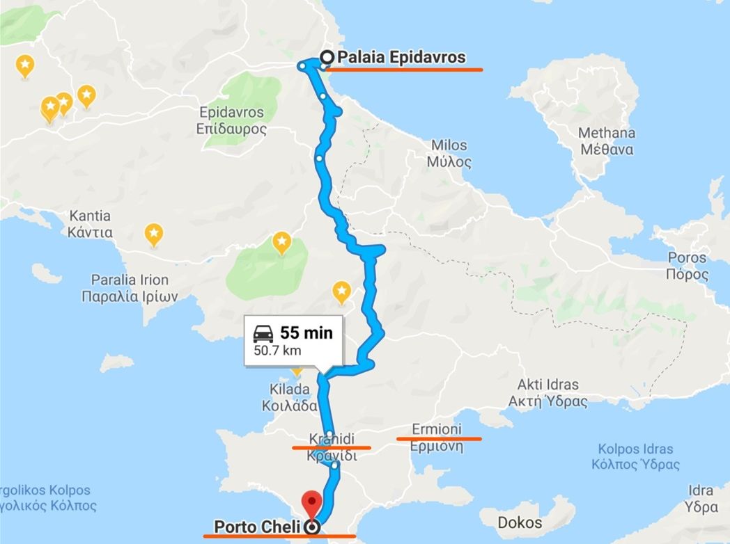 (morning tour) From Old Epidavros to Porto Cheli