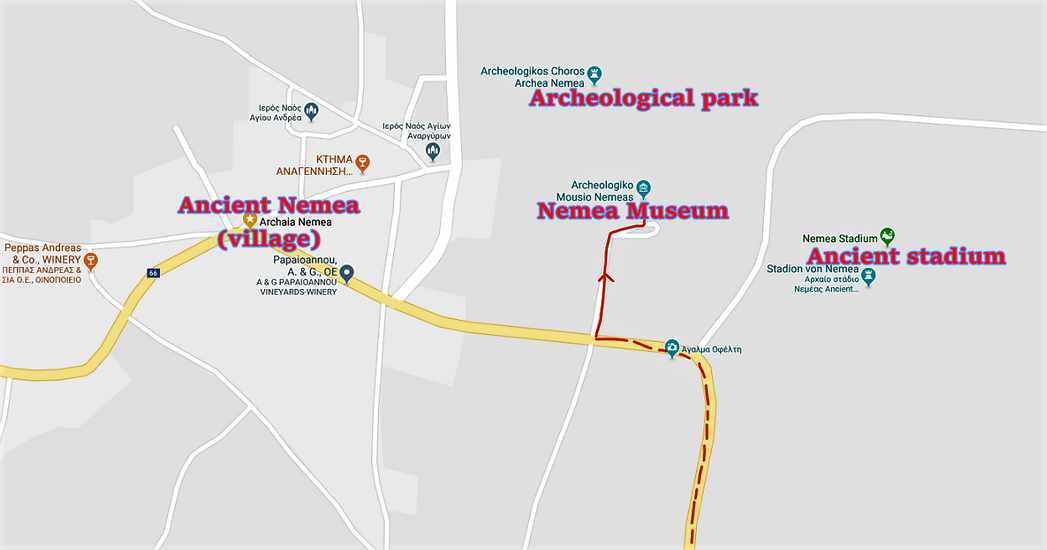Ancient Nemea (village and archeological site).
