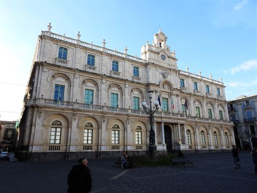 Palazzo dell'Università on Piazza Università.
