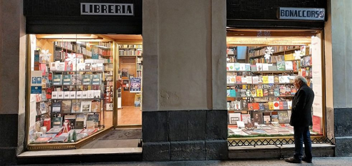 Libreria Bonaccorso at the beginning of Via Etnea (Piazza Duomo).