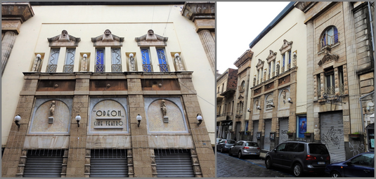 Odeon Cinema Theater, on Via Filippo Corridoni.