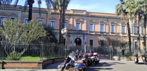 The Carabinieri barracks on Piazza Verga.
