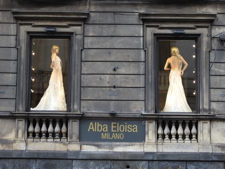 Shop window on Corso Italia.