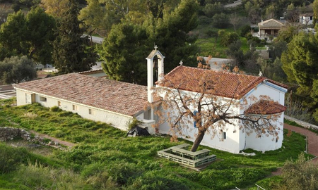 The Church of the Dormition of the Virgin Mary is located inside the archeological site. Adjacent to the church is the museum/multimedia building.