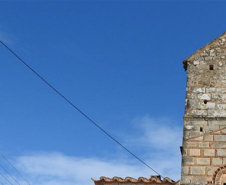 The facade (western side) of 