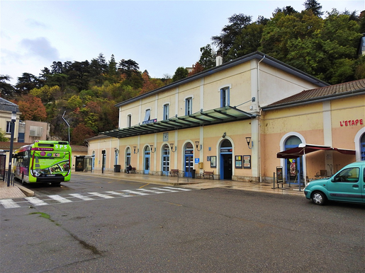 The Train Station (Gare SCNF) of Vienne.