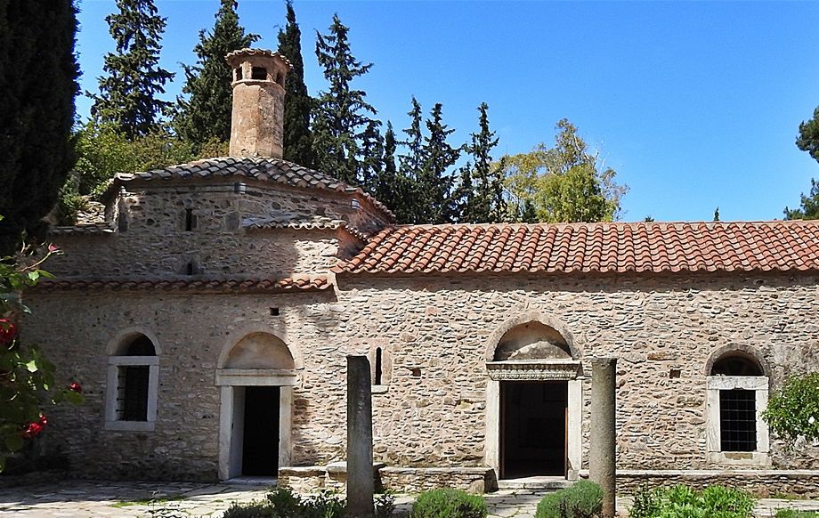 The refectory at the main courtyard of the monastery (located opposite the catholicon).