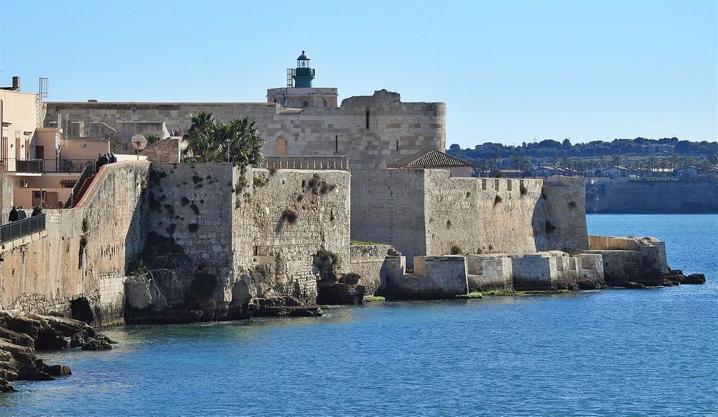 Castello Maniace (west wall).