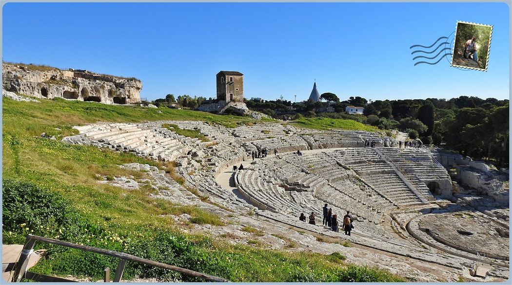 The Greek Theater seen from the north (top of the Temenite hill).