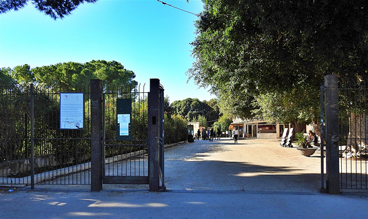 The entrance to the 