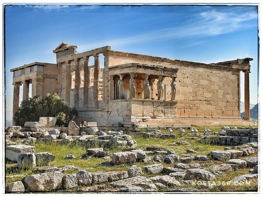 The Erechtheion.