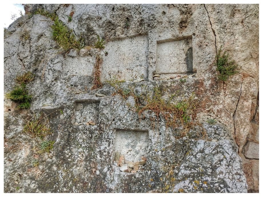 Evidence for other shrines is provided by numerous rock-cut niches for the dedication and display of offerings to deities.
