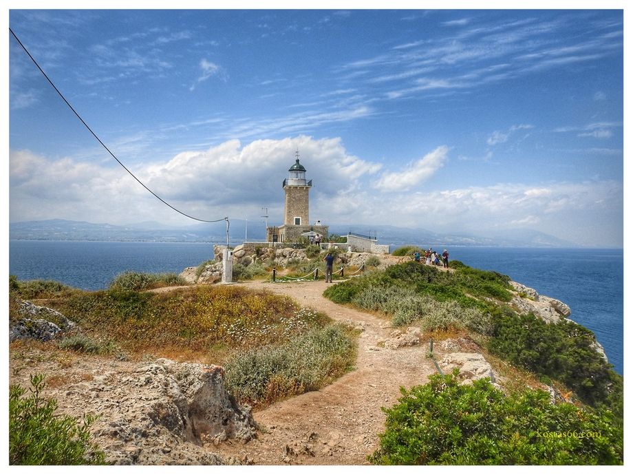 The Melagkavi lighthouse.