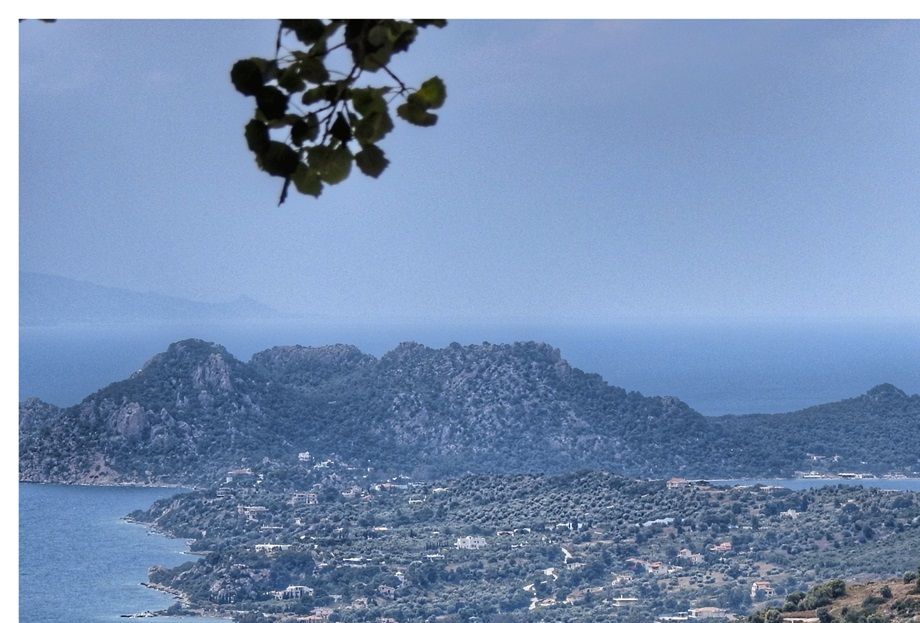 The Vouliagmeni Lake from afar.
