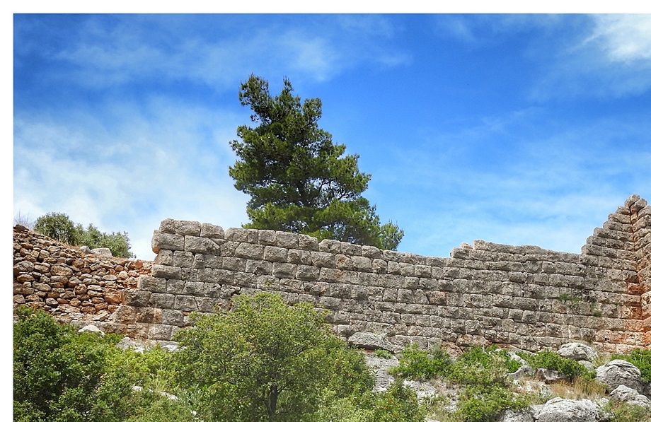 The east citadel wall.